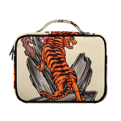 Japanese Tiger Tattoo Print Briefcase Bible Bag