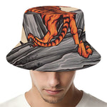 Japanese Tiger Tattoo Print Bucket Hat