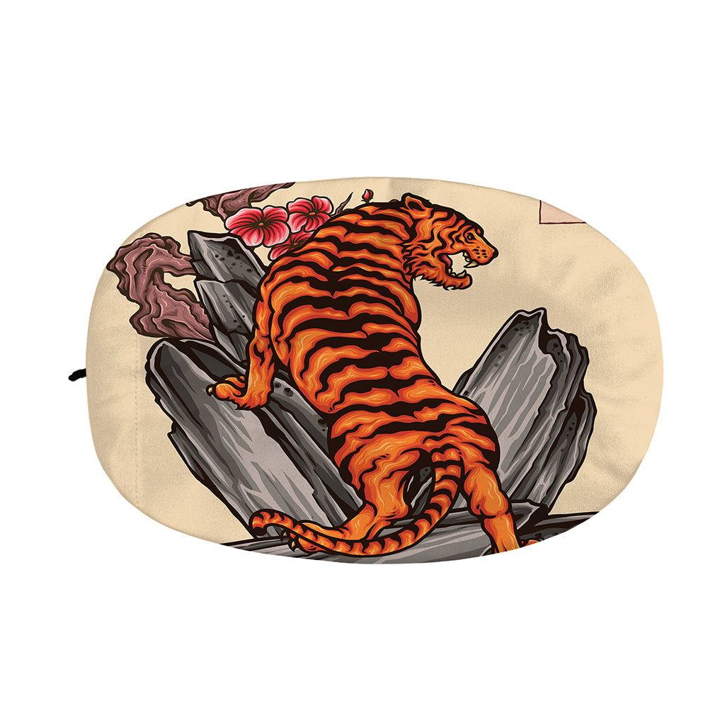 Japanese Tiger Tattoo Print Car Side Mirror Covers