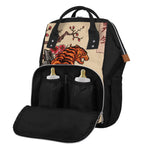 Japanese Tiger Tattoo Print Diaper Bag