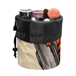 Japanese Tiger Tattoo Print Drawstring Makeup Bag