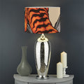 Japanese Tiger Tattoo Print Drum Lamp Shade