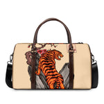 Japanese Tiger Tattoo Print Duffle Bag