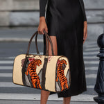 Japanese Tiger Tattoo Print Duffle Bag