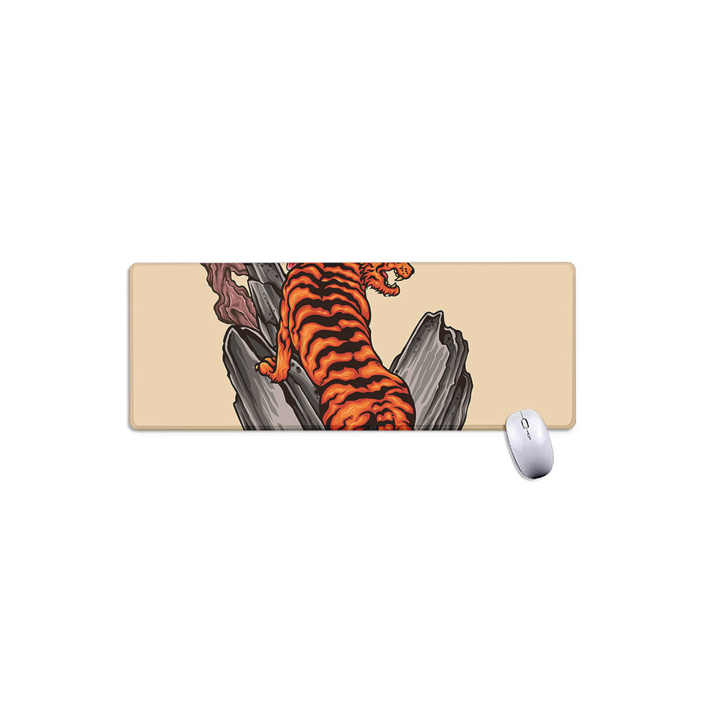 Japanese Tiger Tattoo Print Extended Mouse Pad