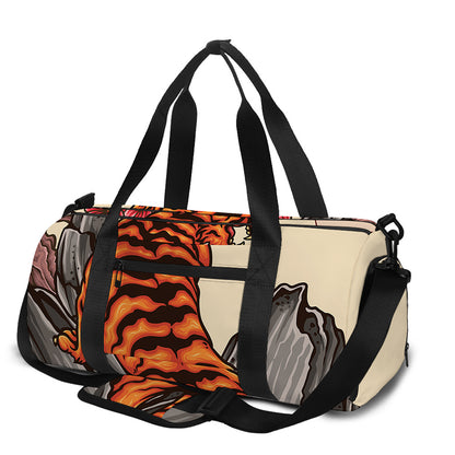 Japanese Tiger Tattoo Print Gym Bag
