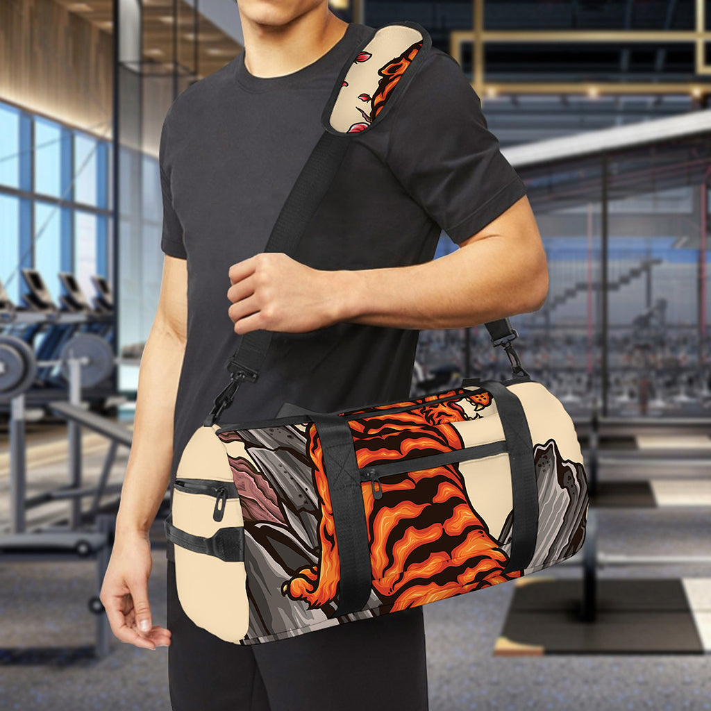 Japanese Tiger Tattoo Print Gym Bag