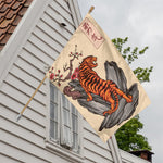 Japanese Tiger Tattoo Print House Flag