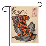 Japanese Tiger Tattoo Print House Flag