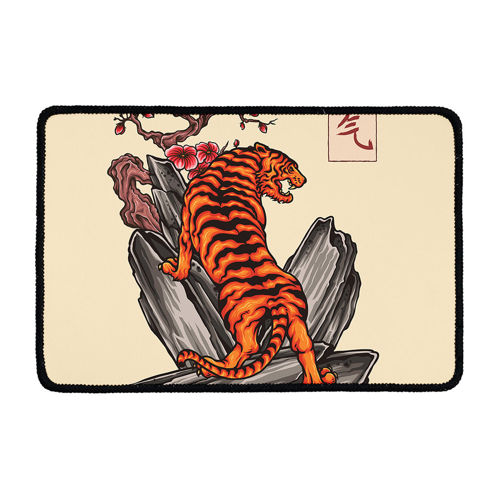 Japanese Tiger Tattoo Print Kitchen Mat