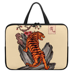 Japanese Tiger Tattoo Print Laptop Sleeve With Handle