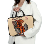 Japanese Tiger Tattoo Print Laptop Sleeve With Handle