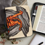 Japanese Tiger Tattoo Print Leather Bible Cover