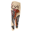 Japanese Tiger Tattoo Print Men's Compression Pants