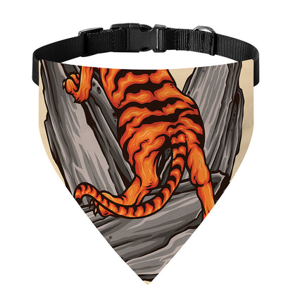 Japanese Tiger Tattoo Print Over The Collar Dog Bandana