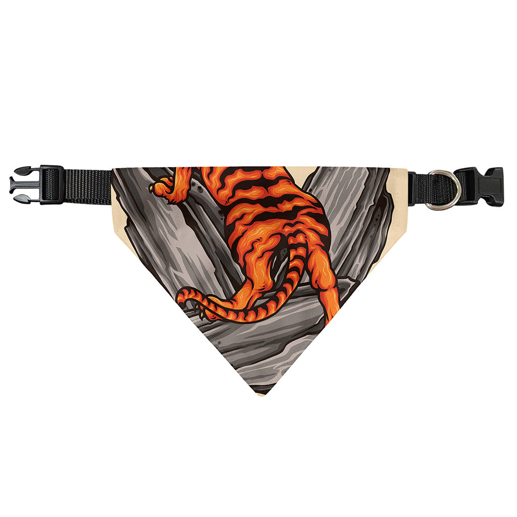 Japanese Tiger Tattoo Print Over The Collar Dog Bandana