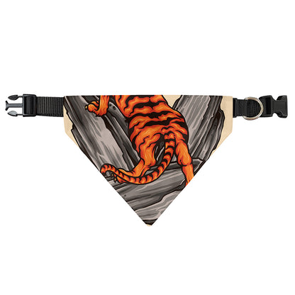 Japanese Tiger Tattoo Print Over The Collar Dog Bandana