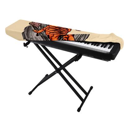 Japanese Tiger Tattoo Print Piano Keyboard Cover