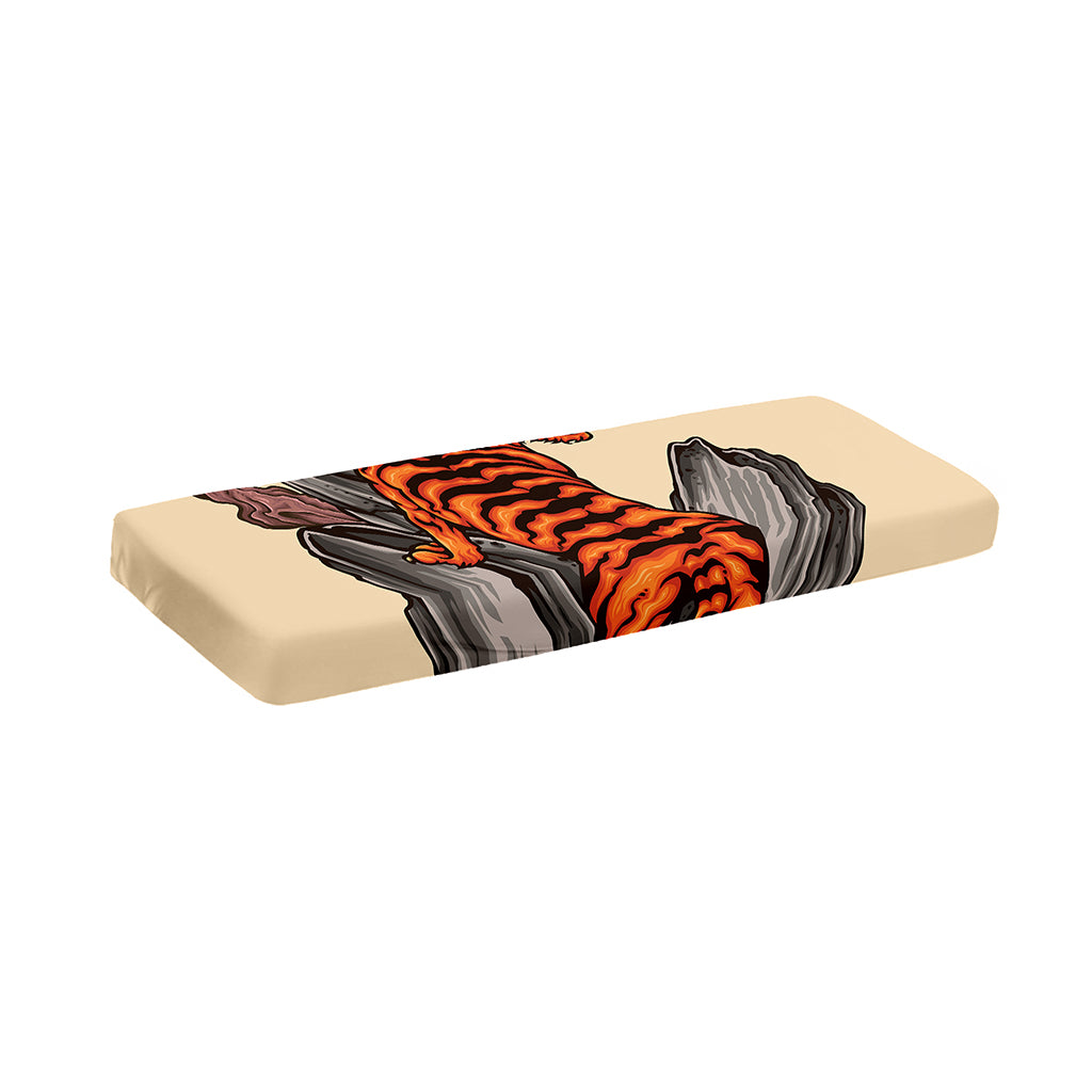 Japanese Tiger Tattoo Print Piano Keyboard Cover