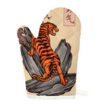 Japanese Tiger Tattoo Print Single Oven Mitt