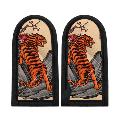 Japanese Tiger Tattoo Print Skillet Handle Cover