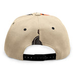 Japanese Tiger Tattoo Print Snapback Cap