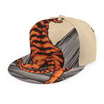 Japanese Tiger Tattoo Print Snapback Cap