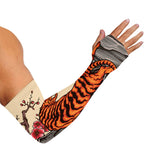 Japanese Tiger Tattoo Print Sun Protection Arm Sleeves