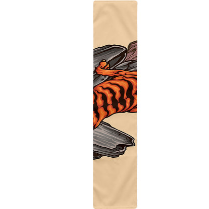 Japanese Tiger Tattoo Print Table Runner