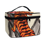 Japanese Tiger Tattoo Print Travel Makeup Bag