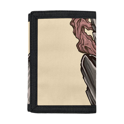 Japanese Tiger Tattoo Print Trifold Wallet