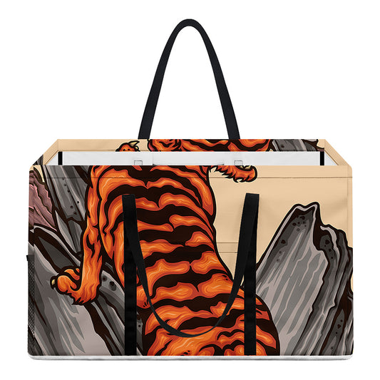 Japanese Tiger Tattoo Print Utility Tote Bag