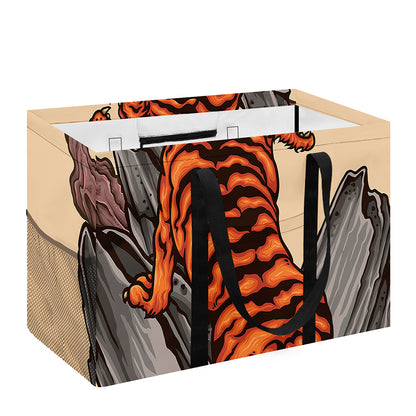 Japanese Tiger Tattoo Print Utility Tote Bag