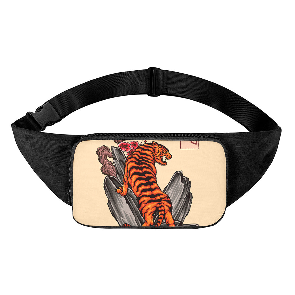 Japanese Tiger Tattoo Print Waist Bag