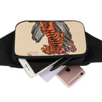 Japanese Tiger Tattoo Print Waist Bag