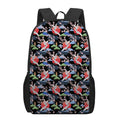 Japanese Traditional Pattern Print 17 Inch Backpack