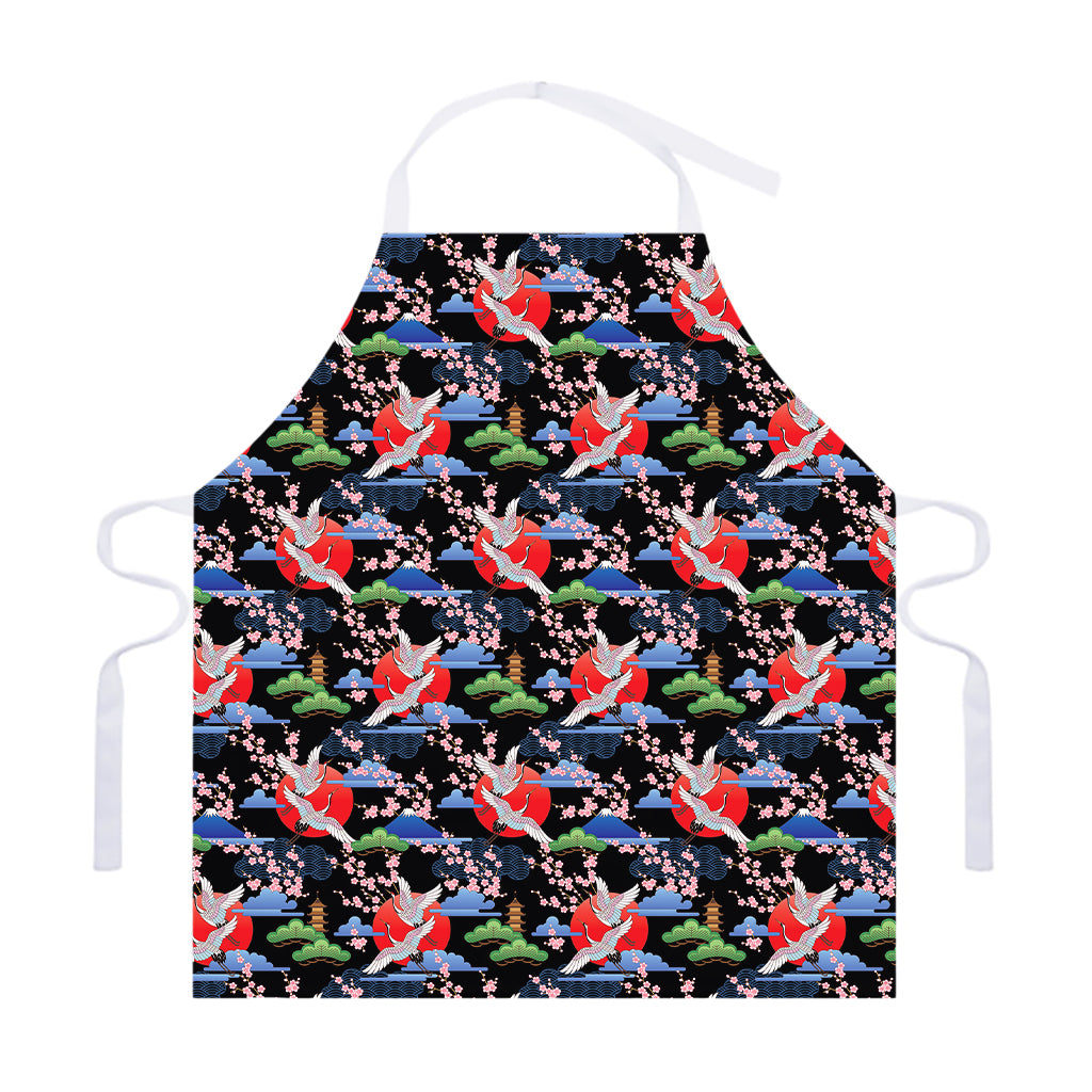 Japanese Traditional Pattern Print Adjustable Apron