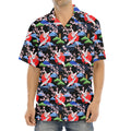 Japanese Traditional Pattern Print Aloha Shirt