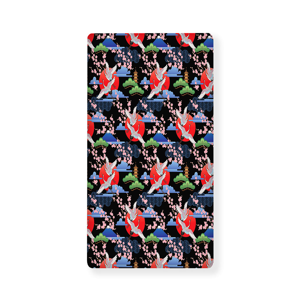 Japanese Traditional Pattern Print Baby Crib Sheet
