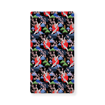 Japanese Traditional Pattern Print Baby Crib Sheet