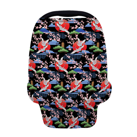 Japanese Traditional Pattern Print Baby Seat Cover