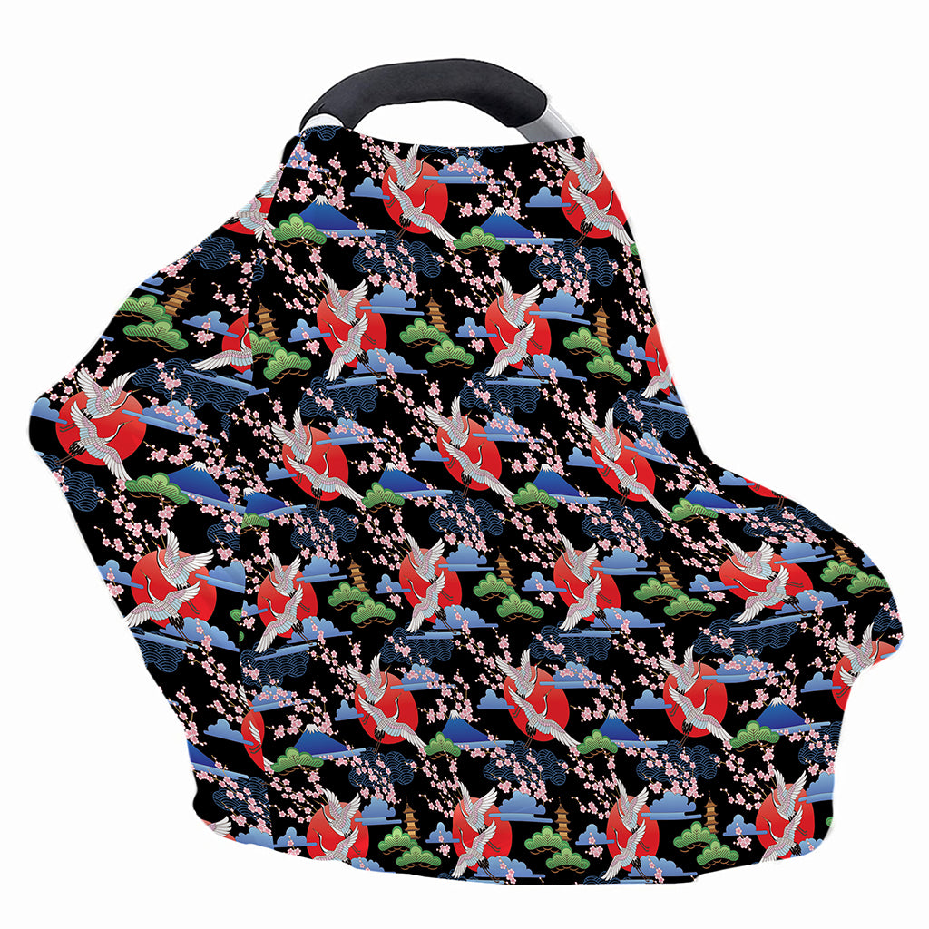 Japanese Traditional Pattern Print Baby Seat Cover