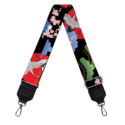 Japanese Traditional Pattern Print Bag Strap