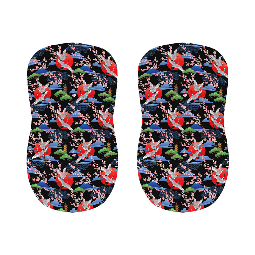 Japanese Traditional Pattern Print Bar Stool Covers