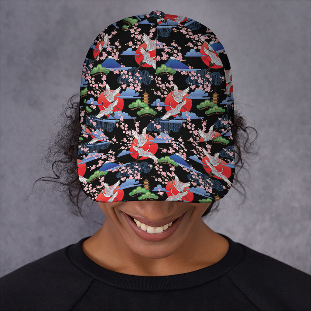 Japanese Traditional Pattern Print Baseball Cap