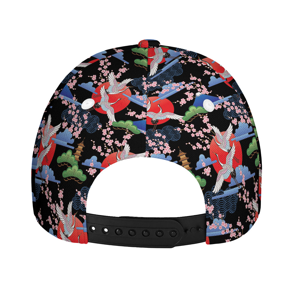 Japanese Traditional Pattern Print Baseball Cap