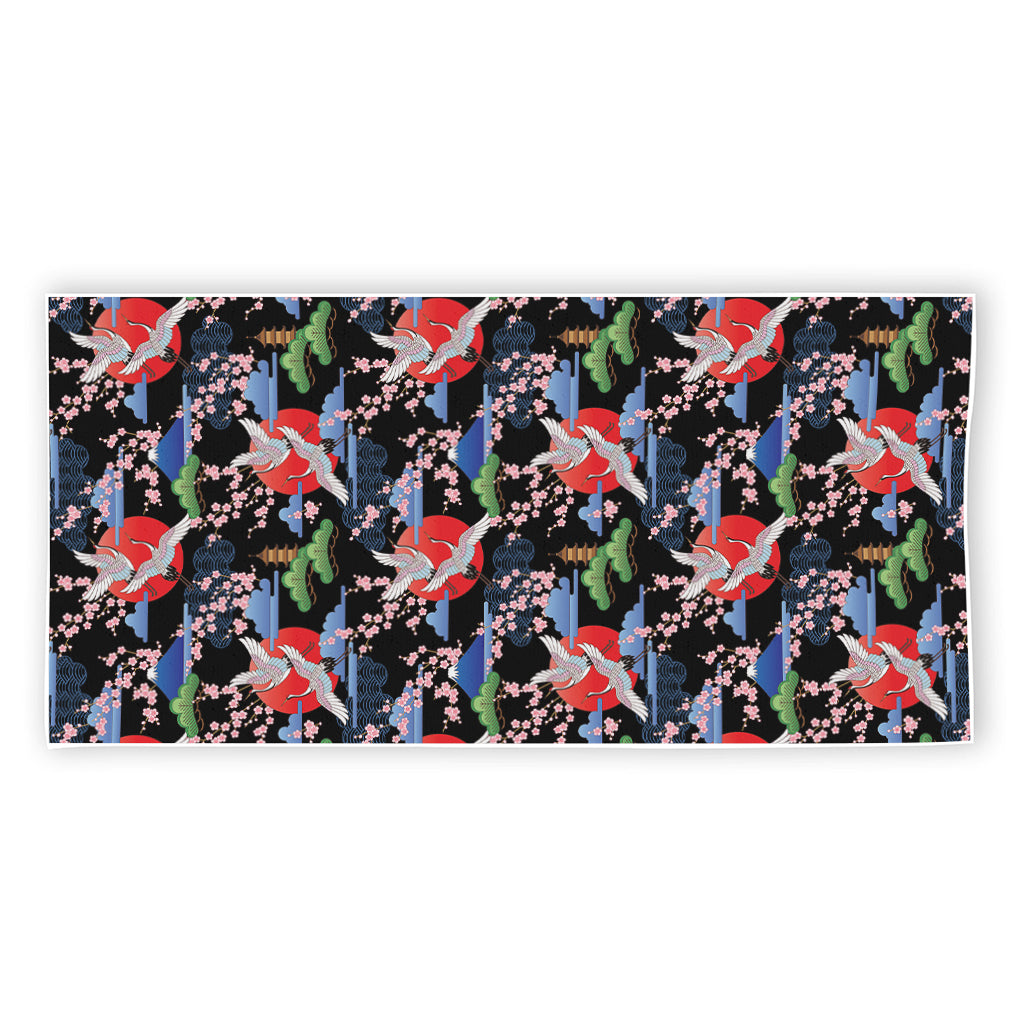Japanese Traditional Pattern Print Beach Towel