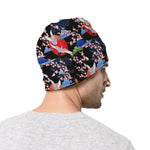 Japanese Traditional Pattern Print Beanie
