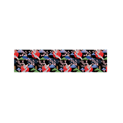 Japanese Traditional Pattern Print Bed Runner