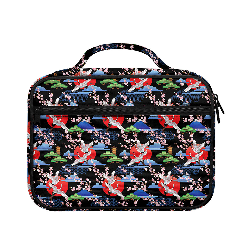 Japanese Traditional Pattern Print Briefcase Bible Bag